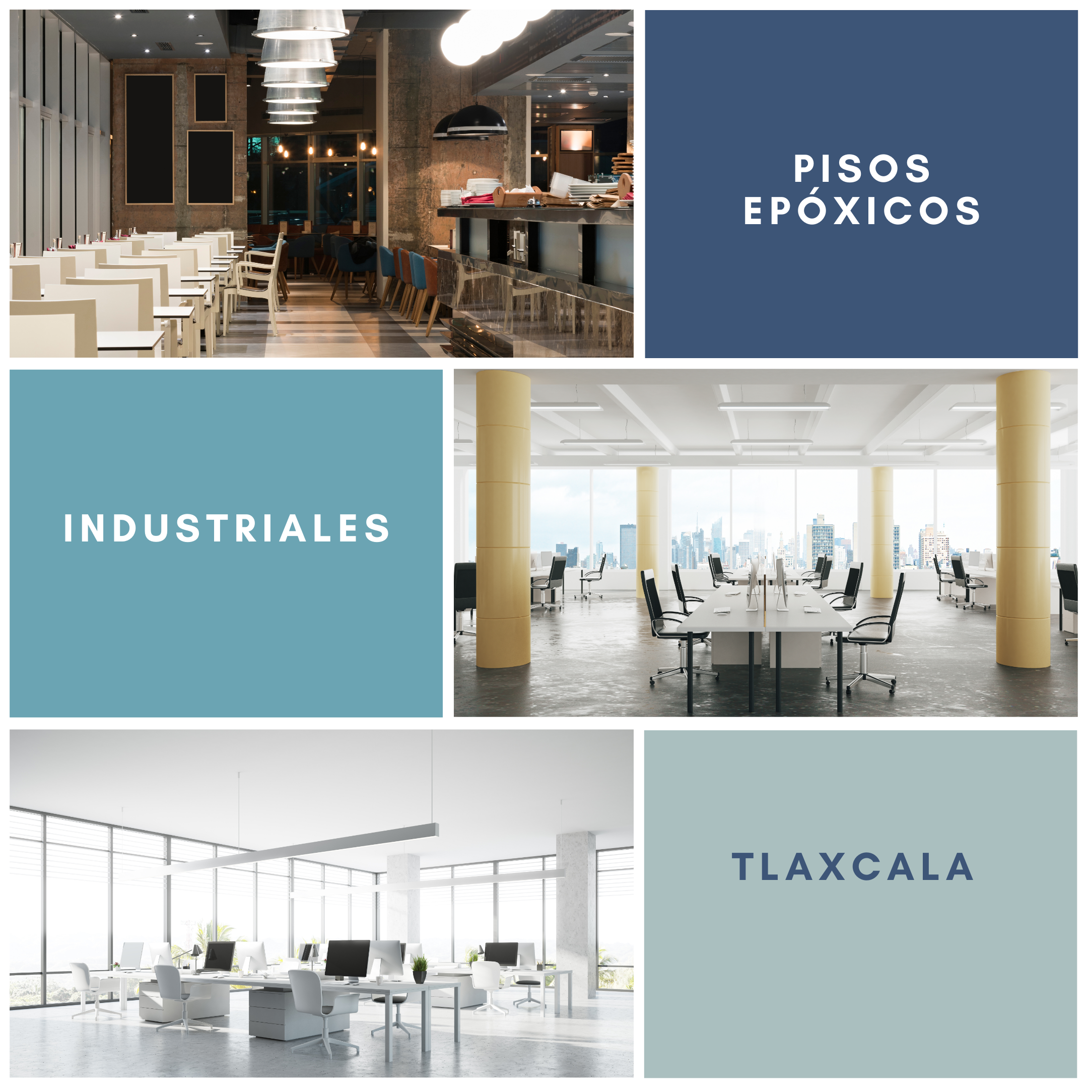 Pisos Epóxicos Industriales  en Tlaxcala 